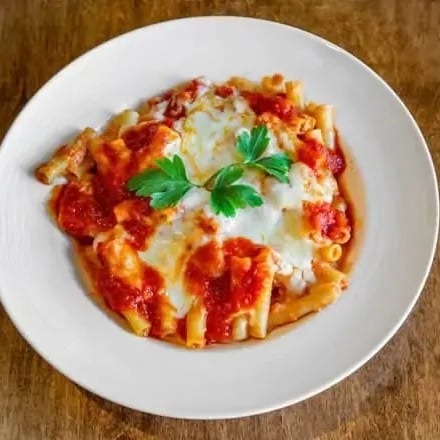 Baked Ziti Pasta.