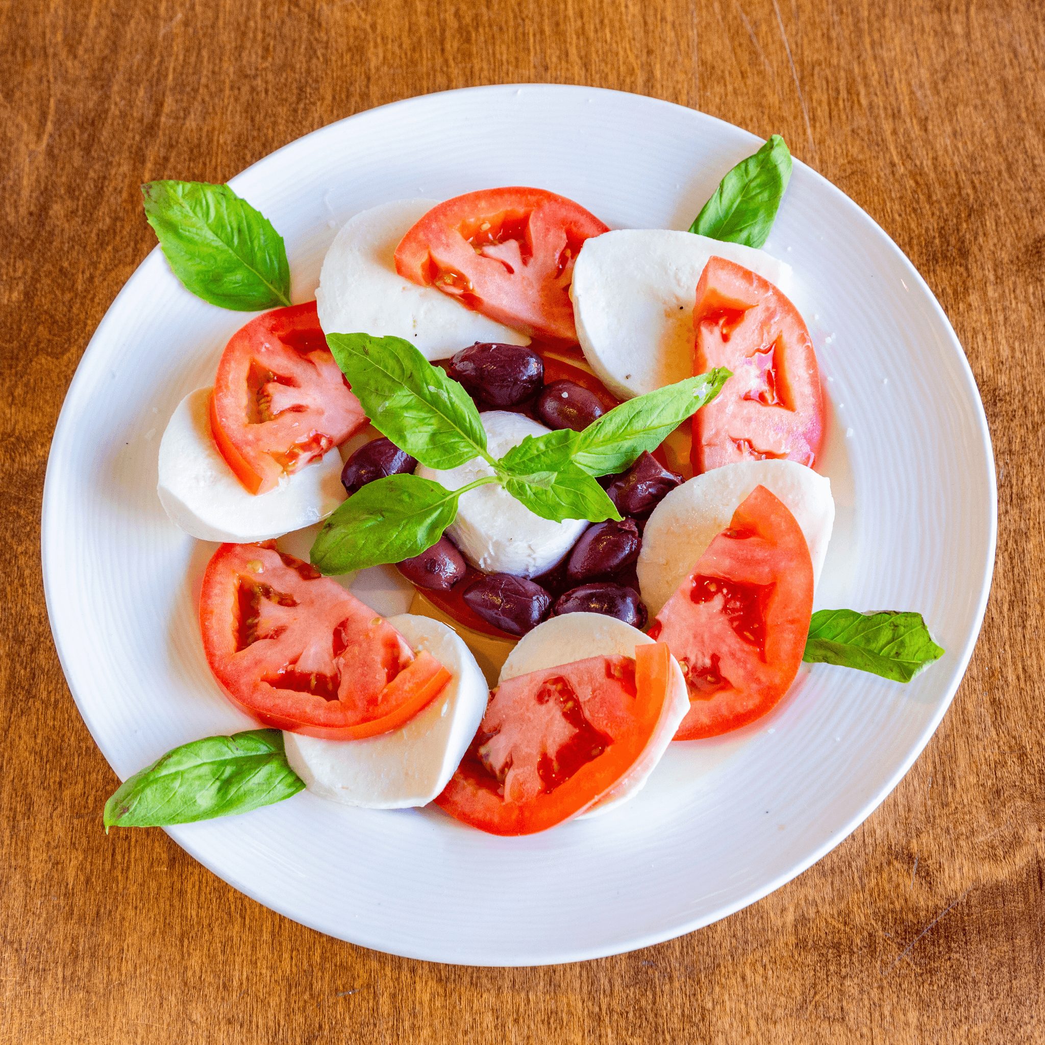 Mozzarella Caprese.