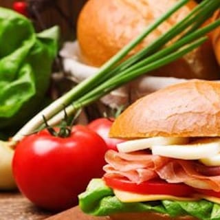 Ham and Eggs Hot Sandwich