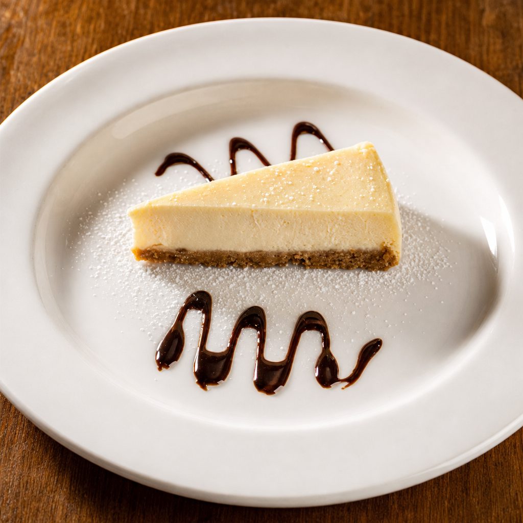 New York Style Cheesecake.