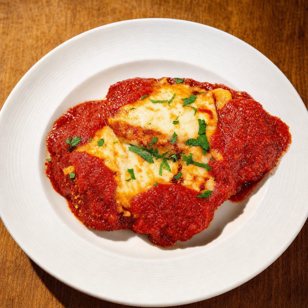 Chicken Parmigiana.