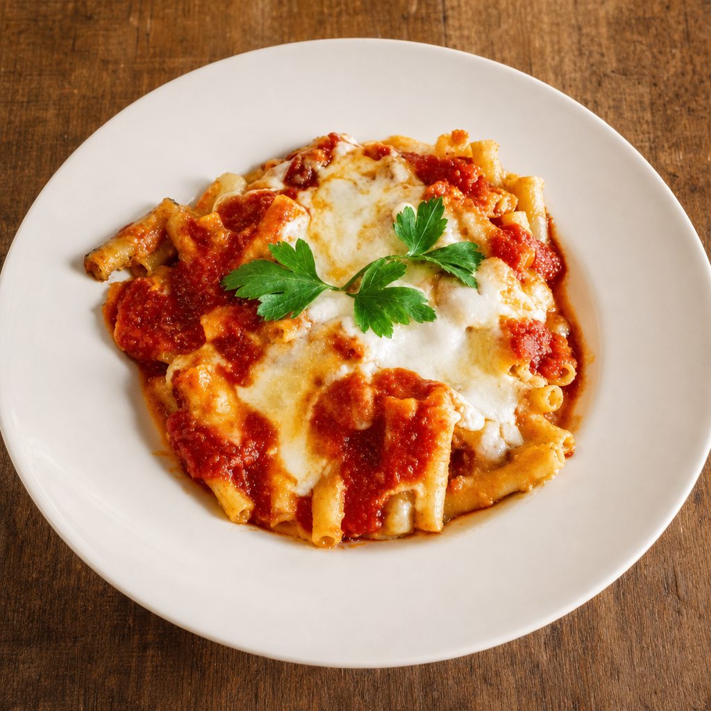 Baked Ziti Pasta.