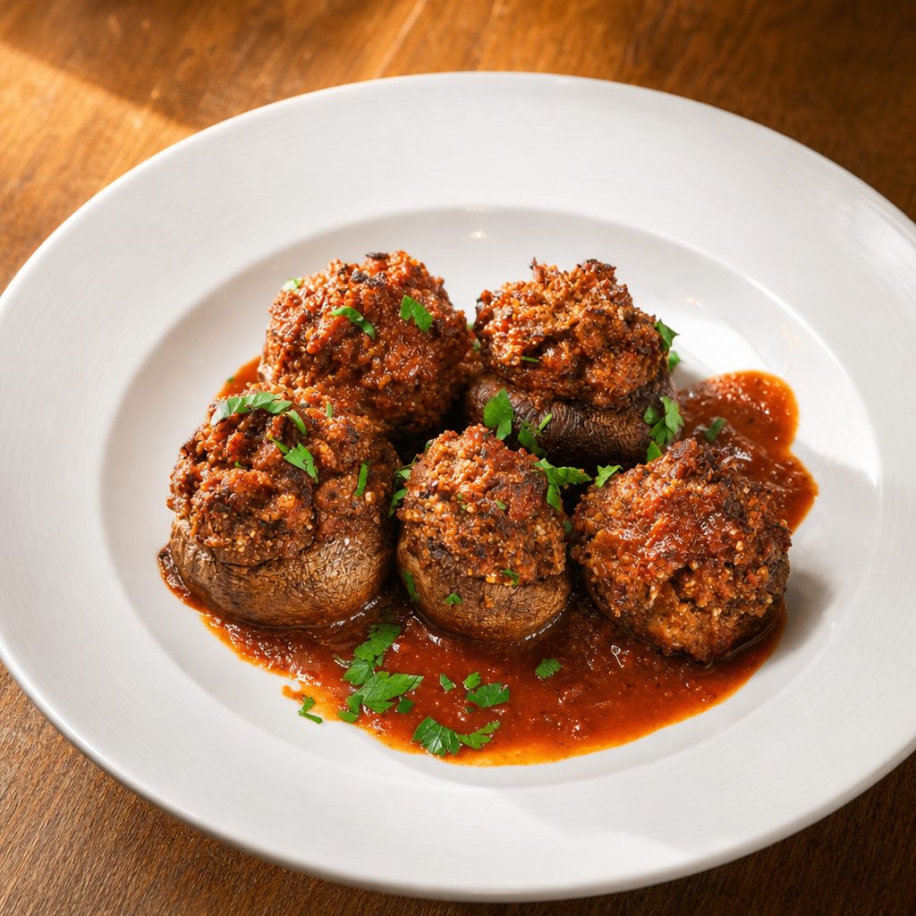 Stuffed Mushrooms.